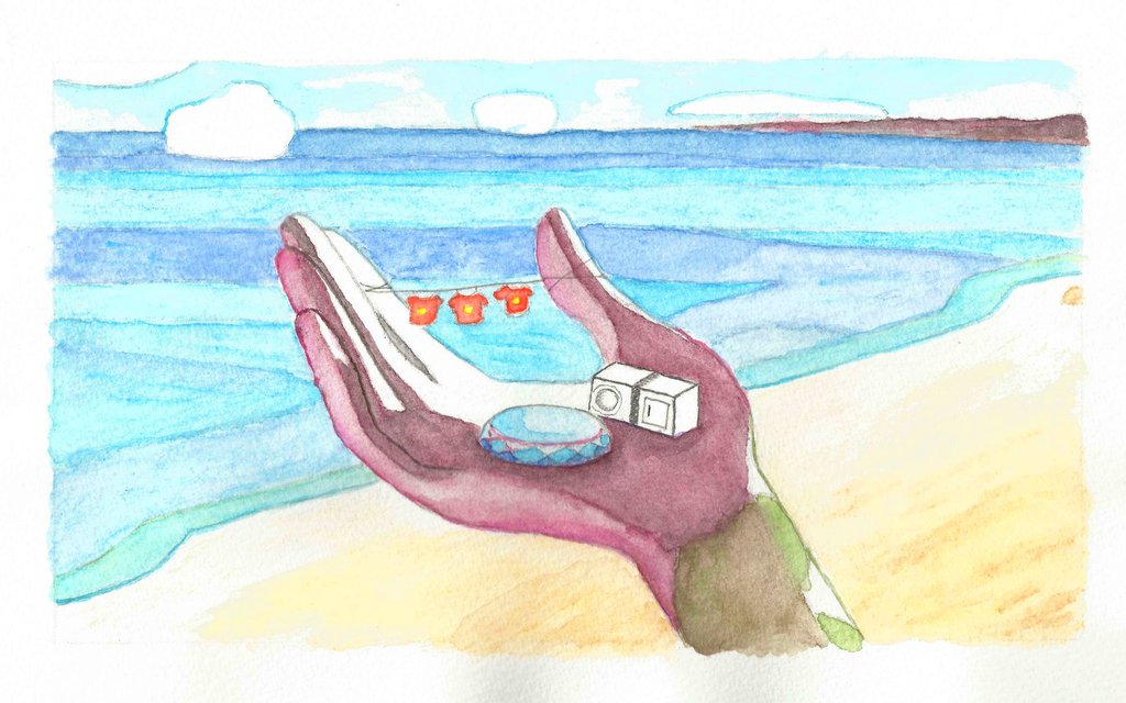 1024x640 Steven Universe Watercolor By Seigner