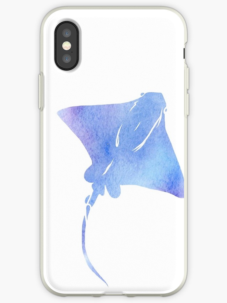 750x1000 Watercolor Stingray Iphone Cases Amp Covers By Jolerbear Redbubble