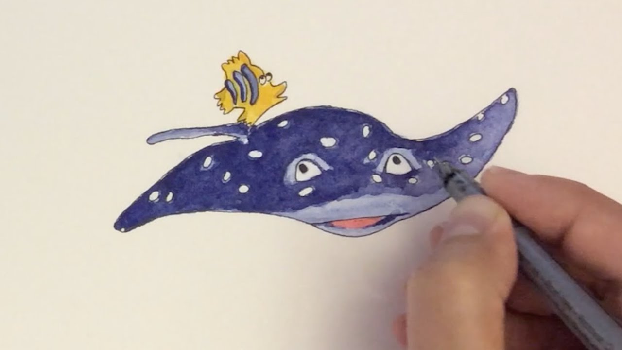 1280x720 Drawing Stingray
