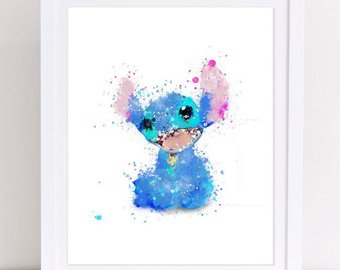 340x270 Stitch Watercolor Etsy