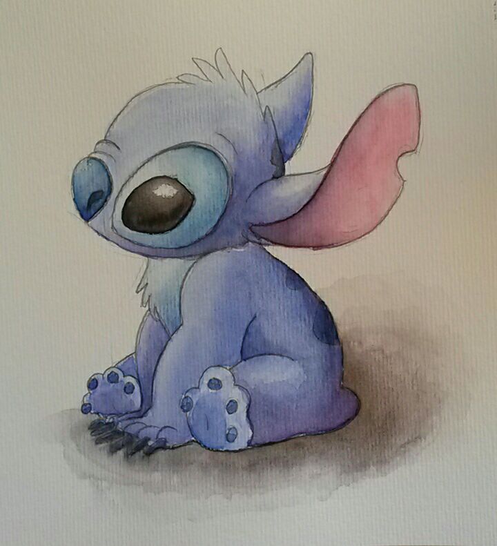 720x791 Stitch Watercolor By Angua85