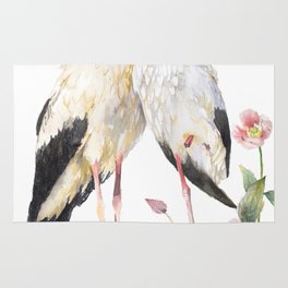 264x264 Stork Rugs Society6
