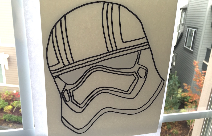 900x580 Stormtrooper Watercolor Painting The St{Art} Button