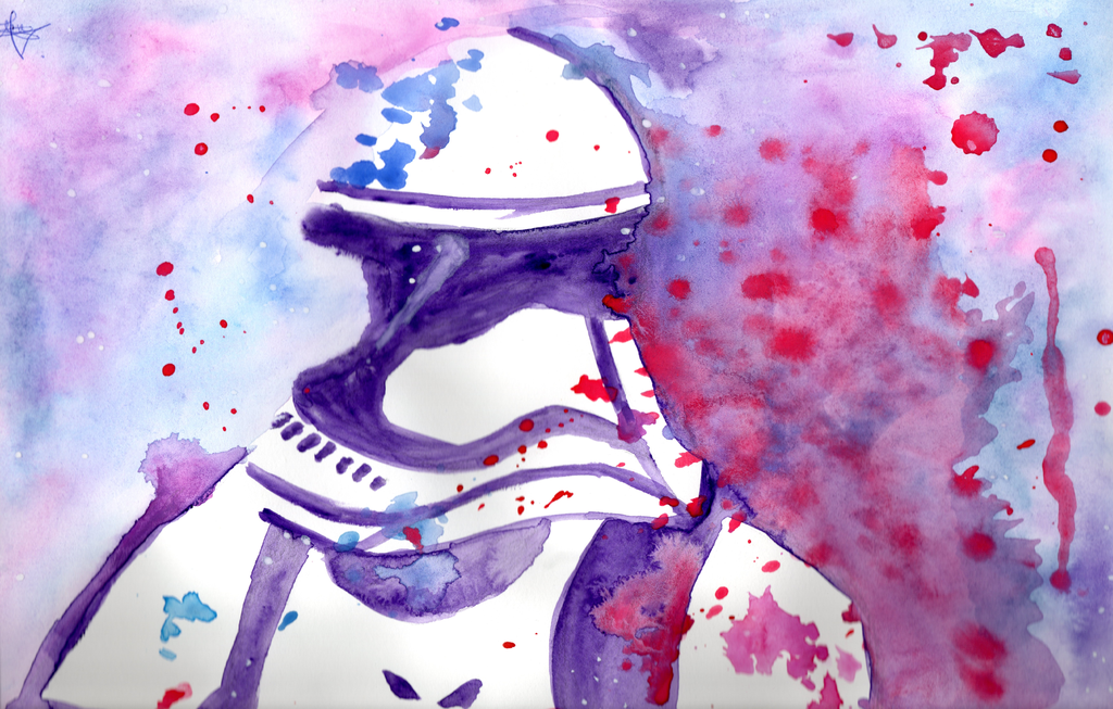 1024x653 Stormtrooper Watercolor By Sakurachan2a
