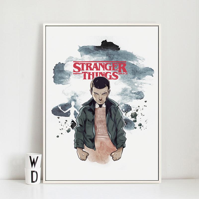 800x800 Original Stranger Things Watercolor Canvas Merchfit