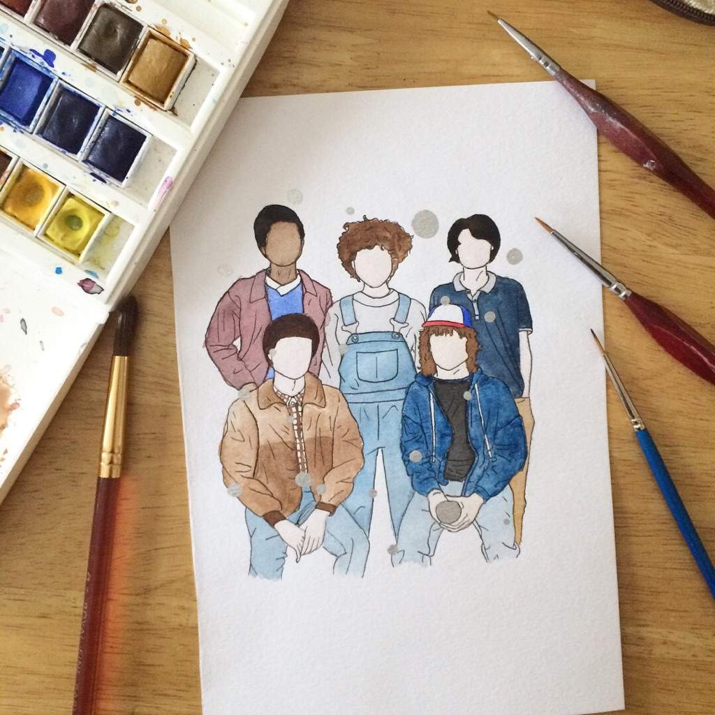 1024x1024 Stranger Things Painting!!!! Art Amino