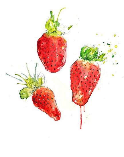 433x545 The Strawberries Taste Like Strawberries Art Love In 2018