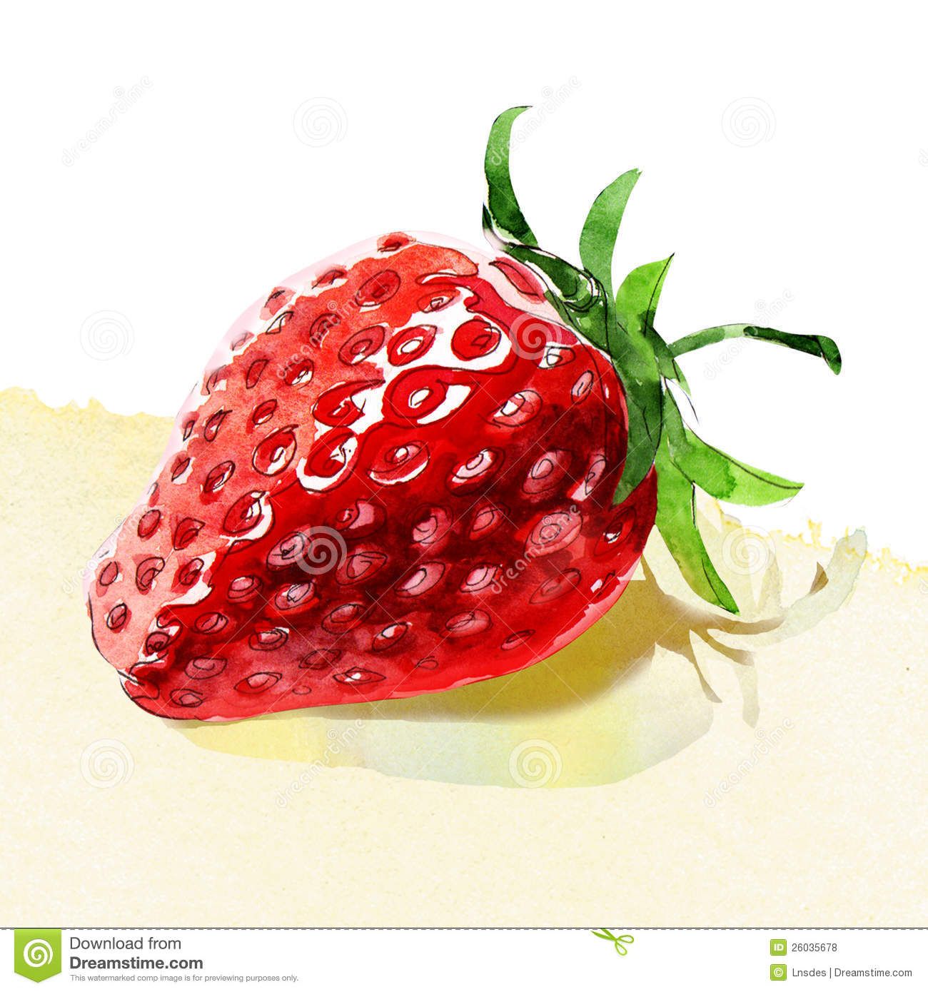 1300x1390 Fruits Watercolor Painting