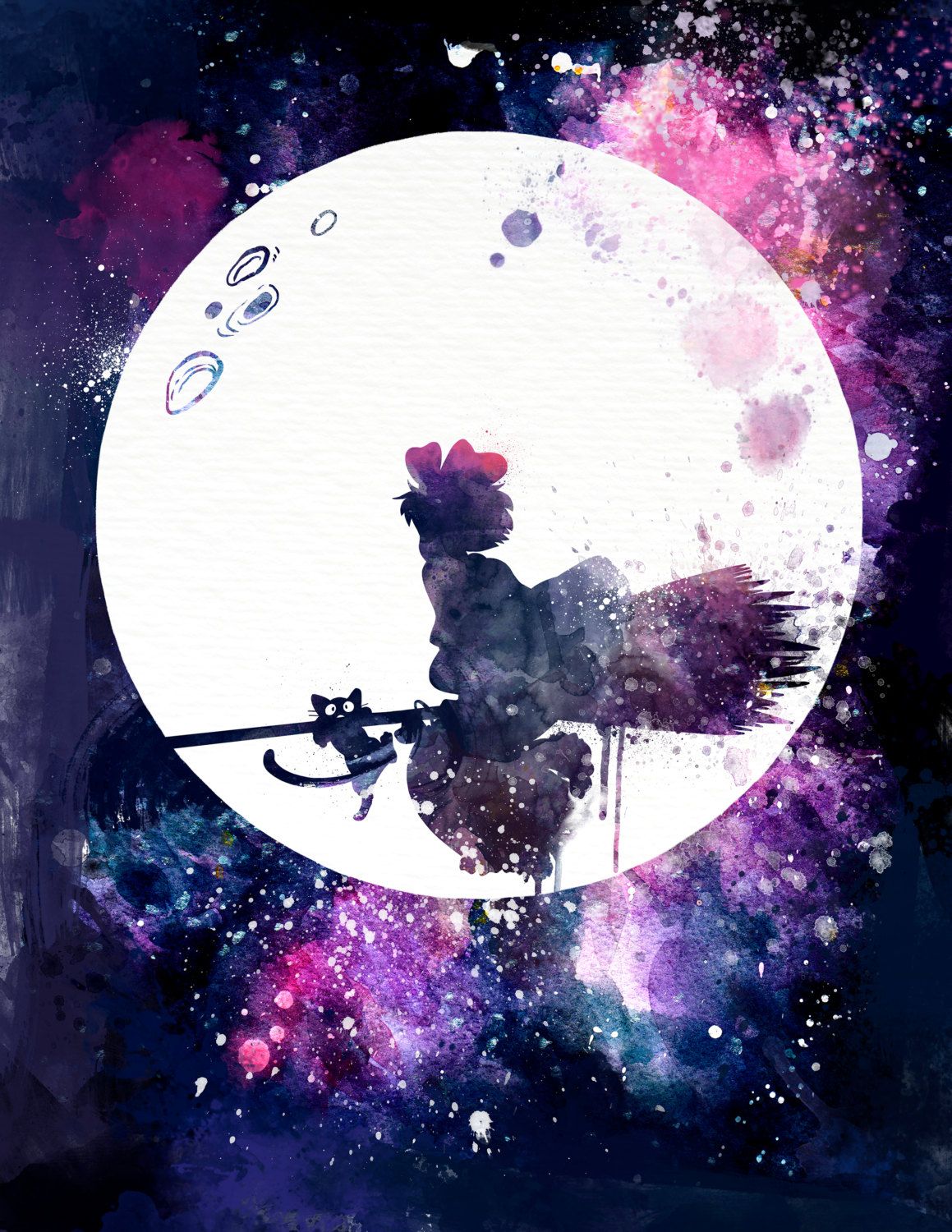 1159x1500 Studio Ghibli Watercolor Posters
