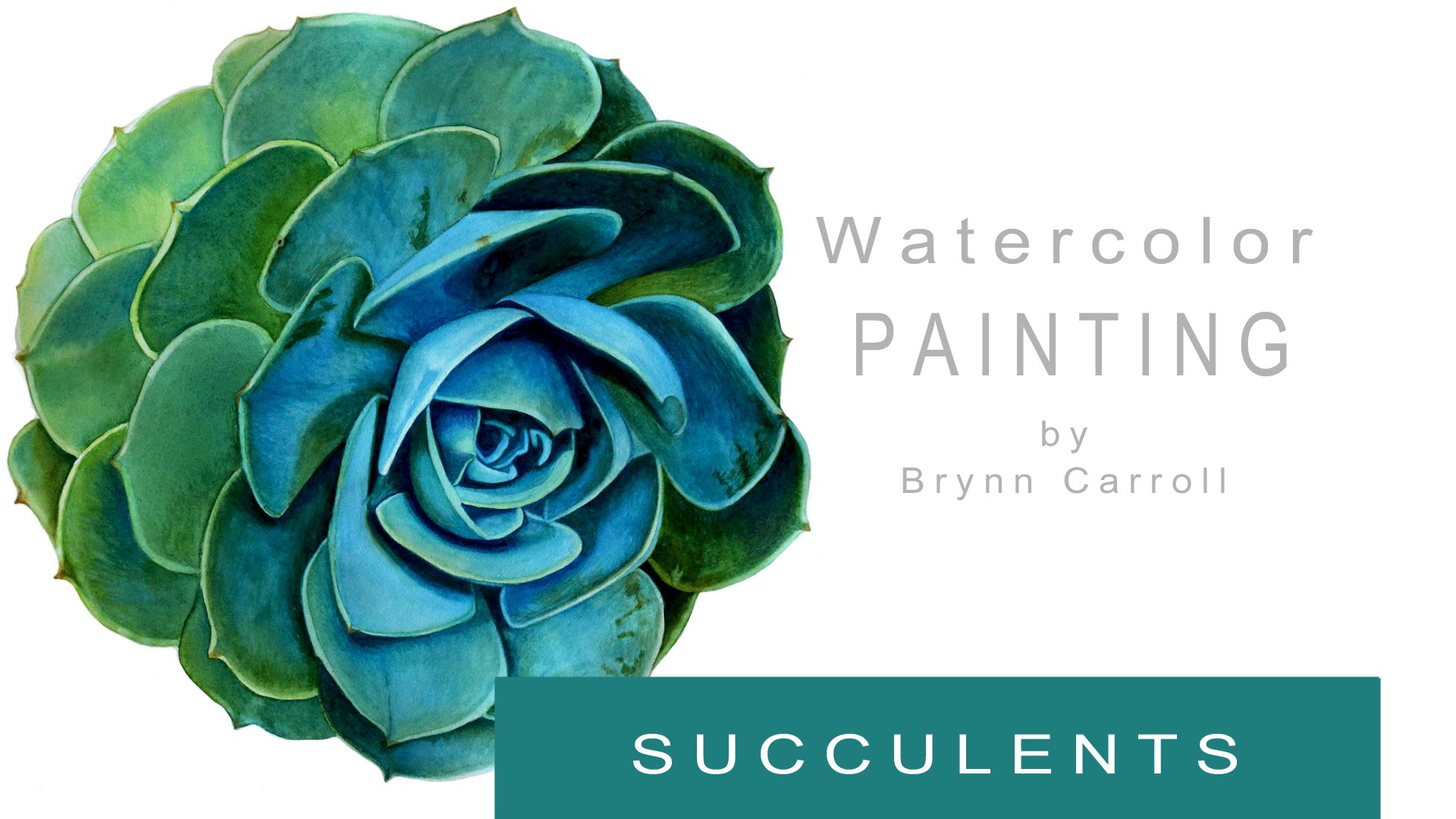 1920x1080 How To Paint A Realistic Succulent