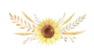 400x240 Sunflower Watercolor Photos, Royalty Free Images, Graphics