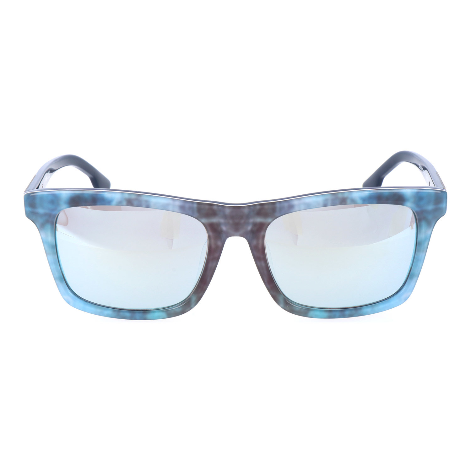 1500x1500 Watercolor Blocked Blue + Brown + Wood Grain