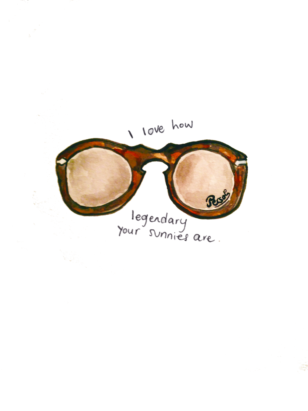 1000x1333 Sunglasses Watercolour