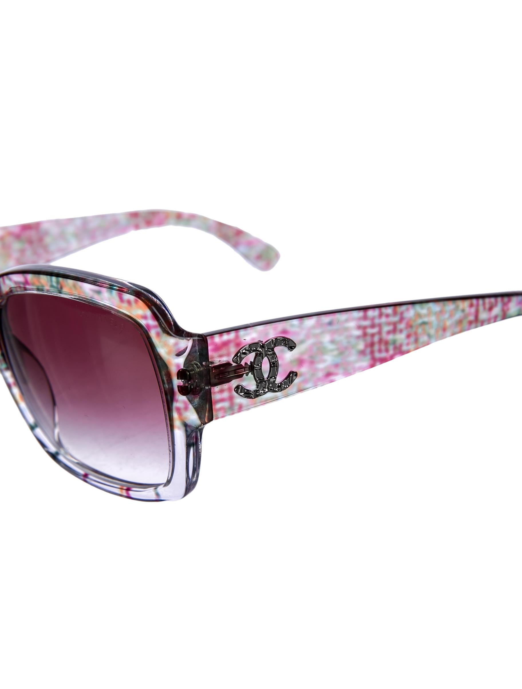 1824x2406 Chanel Watercolor Clear Sunglasses