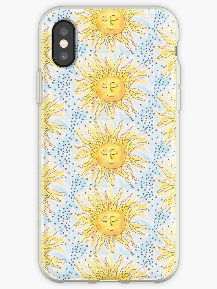 750x1000 Sunshine Watercolor Iphone Cases Amp Covers By Groovygracie Redbubble