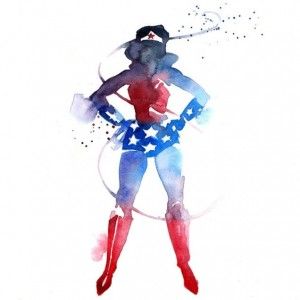 300x300 Gorgeous Superhero Watercolors To Class Up Your Living Space @the