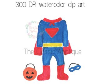 340x270 Superhero Watercolor Etsy