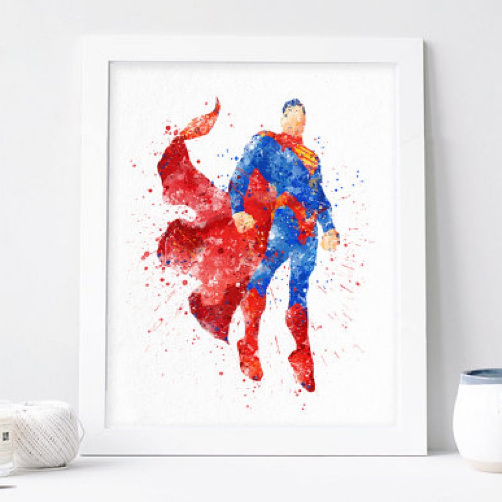 1024x1024 Superman Poster