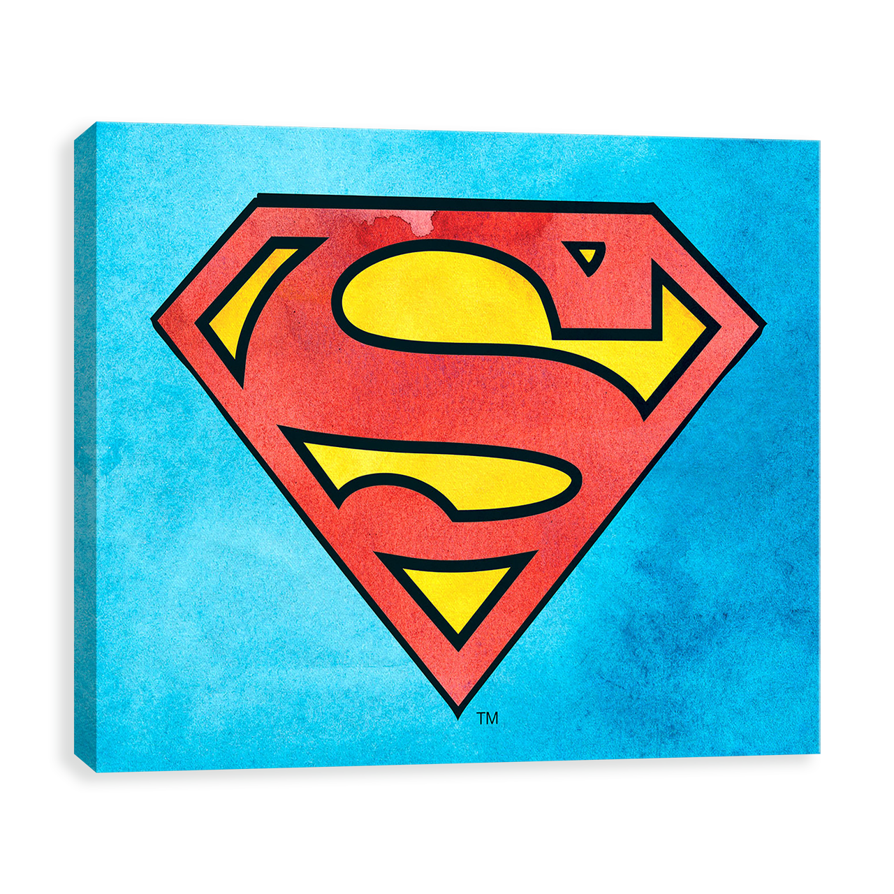 1280x1280 Superman Watercolor Logo