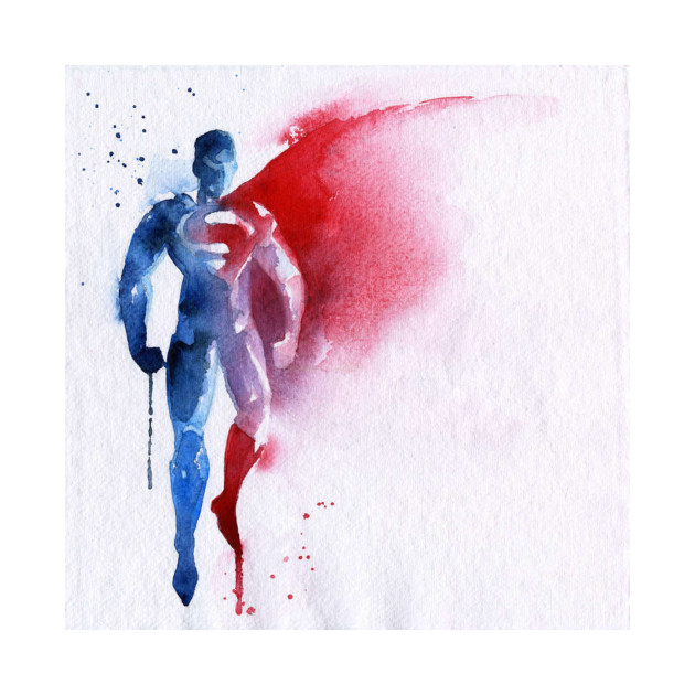 630x630 Watercolor Superman