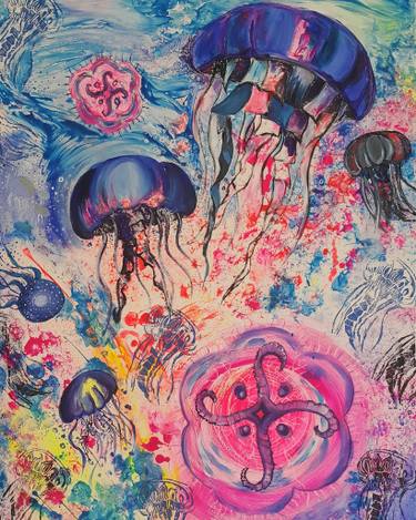 375x469 Original Surrealism Watercolor Paintings From Panama Saatchi Art