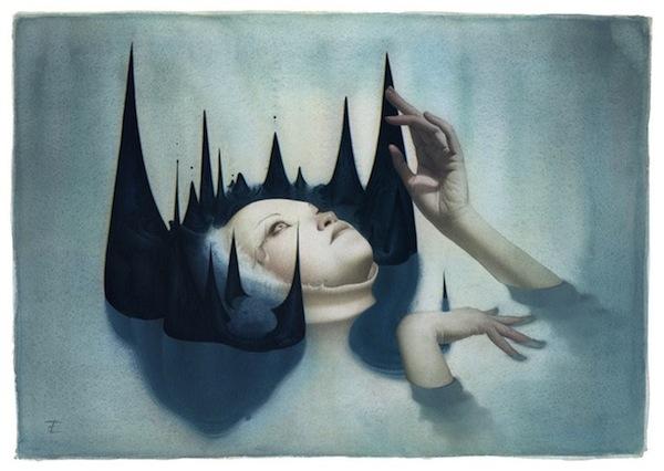 600x426 Watercolor Surrealism Eric Fortune