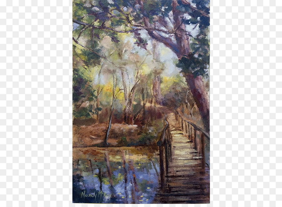 900x660 Watercolor Painting The Cape Gallery Bayou Swamp