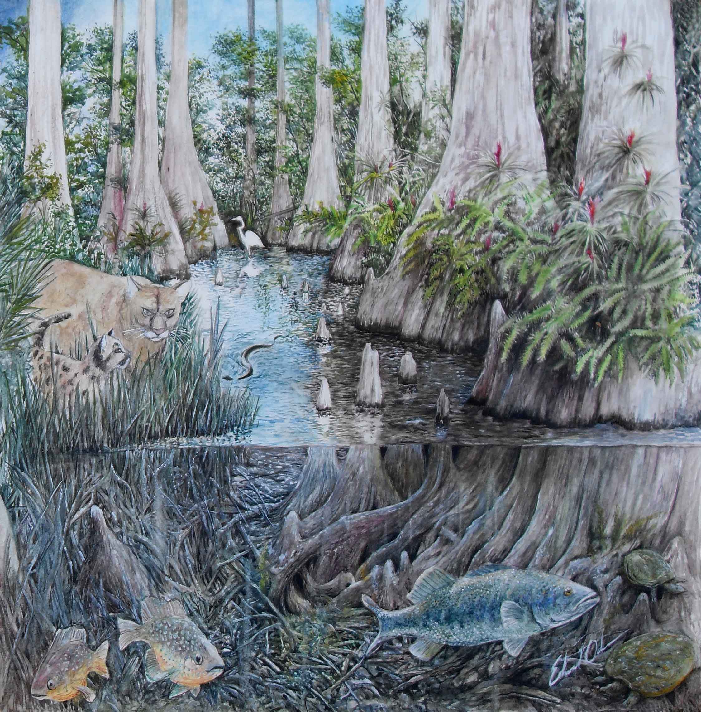 2250x2283 Edward Odson Florida Watercolors