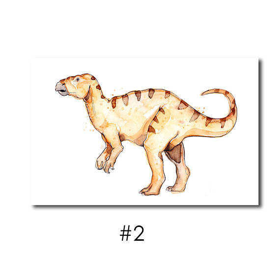 570x570 Small Dinosaurs Prints T Rex Styracosaurus Stegosaurus