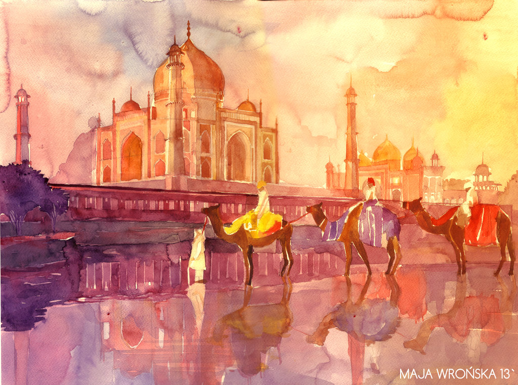 1024x761 Taj Mahal By Takmaj