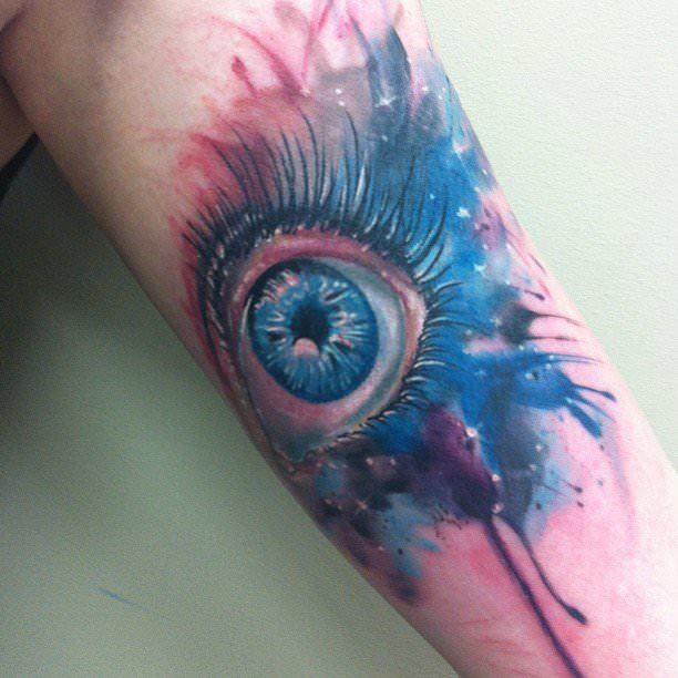 612x612 Tattoo Artist Mel Wink Combines Realism And Watercolor Painting In