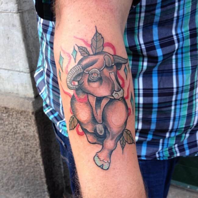 650x650 Taurus Tattoos For Men