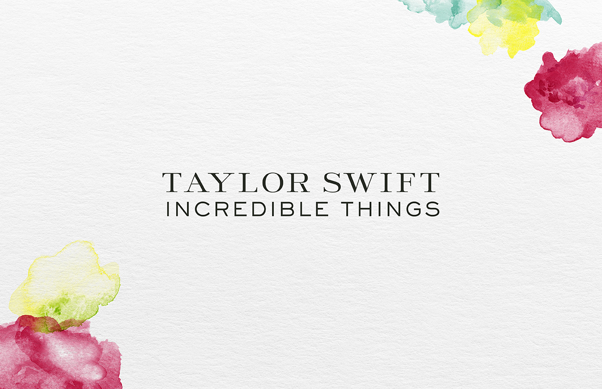 1224x792 Taylor Swift Incredible Things Illustration Exclusive On Packaging
