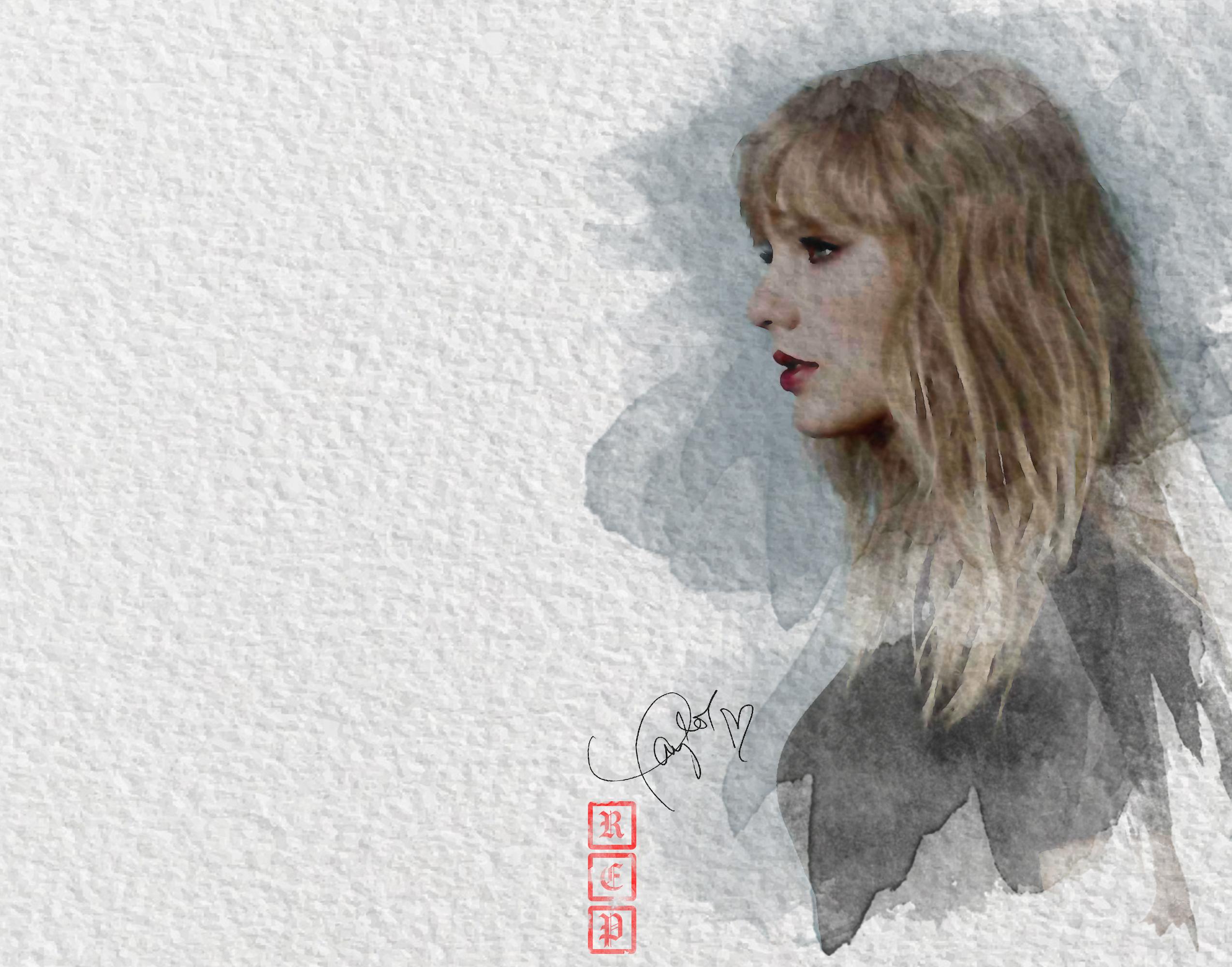 2548x2001 Taylor Swift Watercolor (Photoshop) Taylorswift