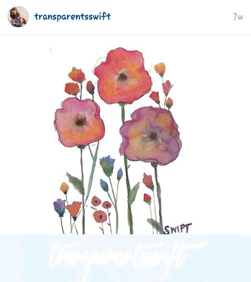 500x562 Taylor Swift Flowers Transparent (Credit To @ Transparentsswift On Ig