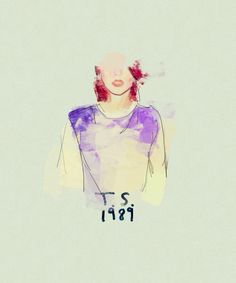 236x283 Watercolour Taylor Swift