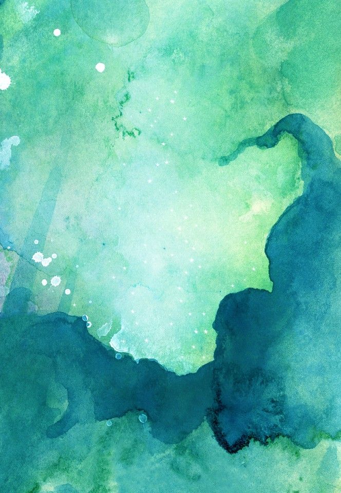 Teal Watercolor