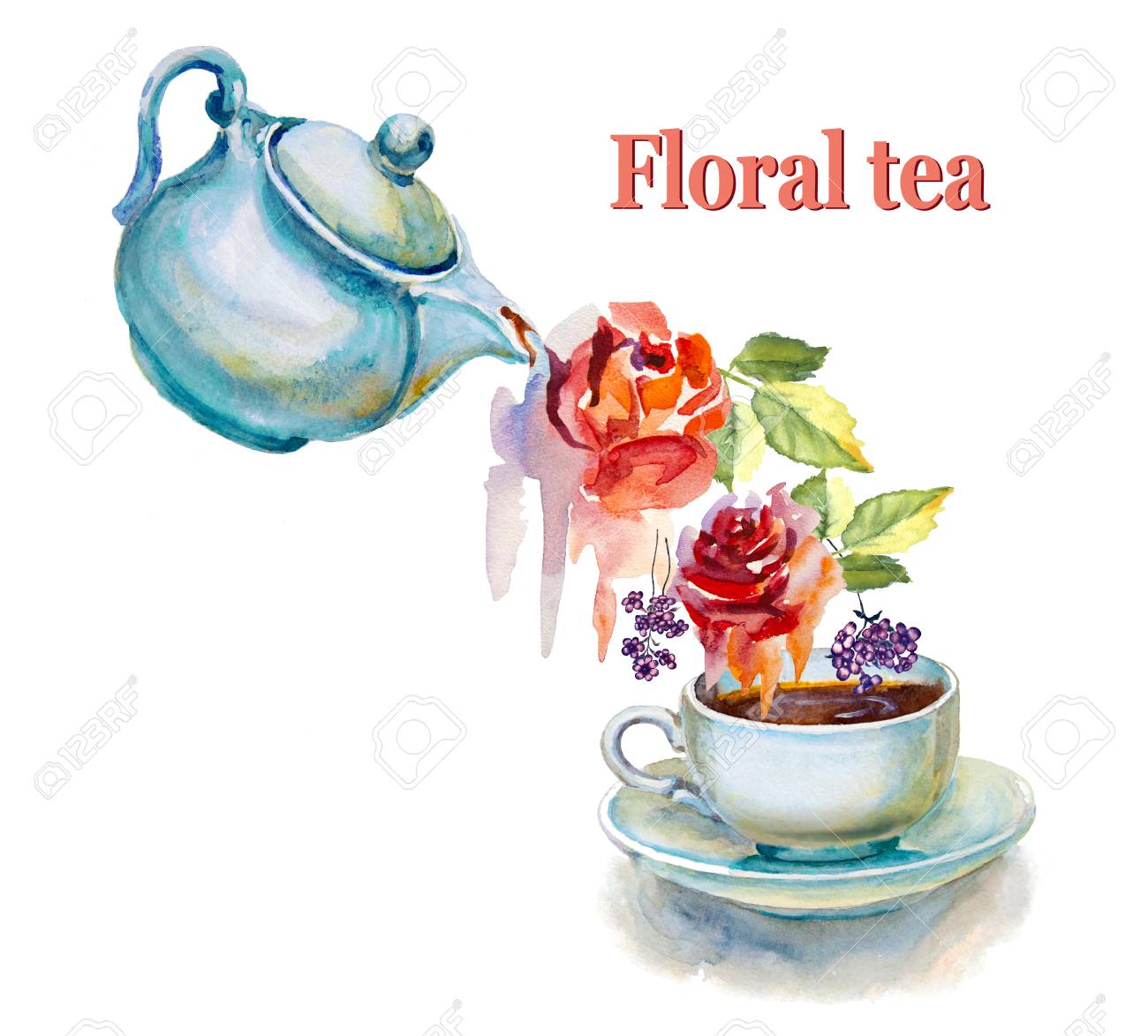 1300x1174 Watercolor Clipart Teapot