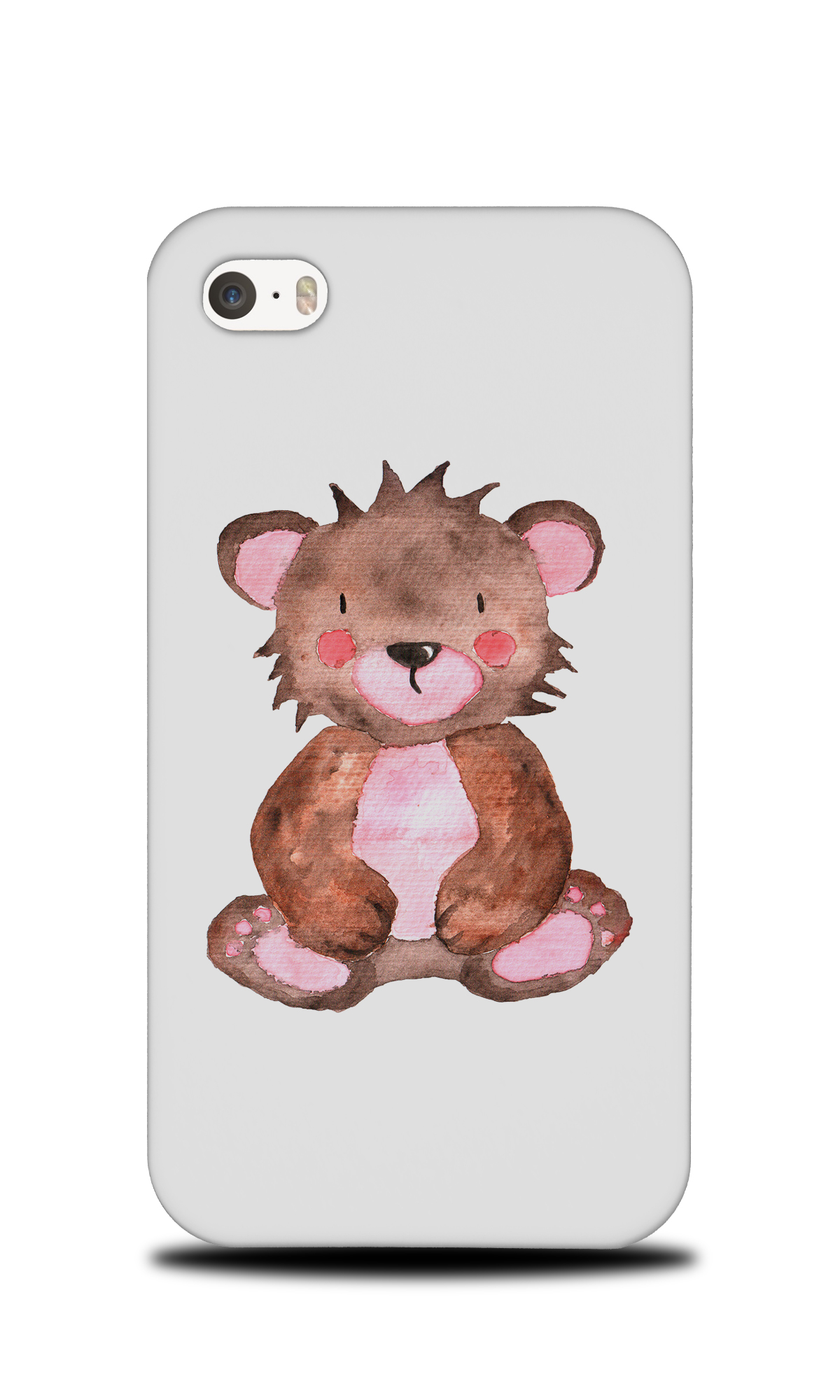 1200x2000 Watercolor Teddy Bear Hard Phone Case Cover For Apple Iphone Ebay
