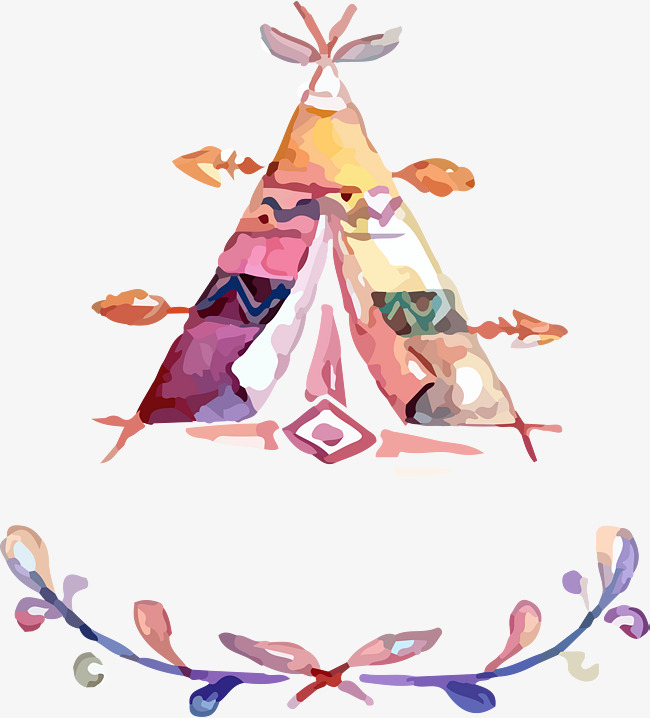650x718 Color Watercolor Tent, Cartoon, Tent, Lovely Png And Vector For
