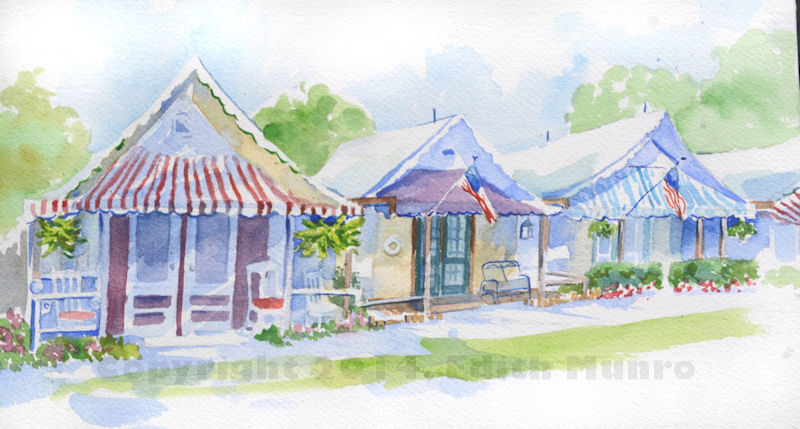 800x429 Ocean Grove Tent Cottages Edith Munro The Watercolor Blog