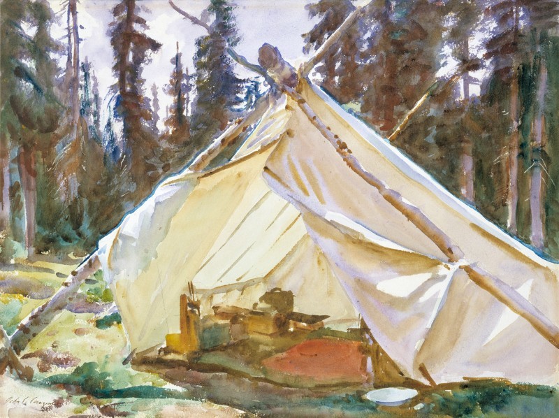 800x598 Tent In The Rockies By John Singer Sargent