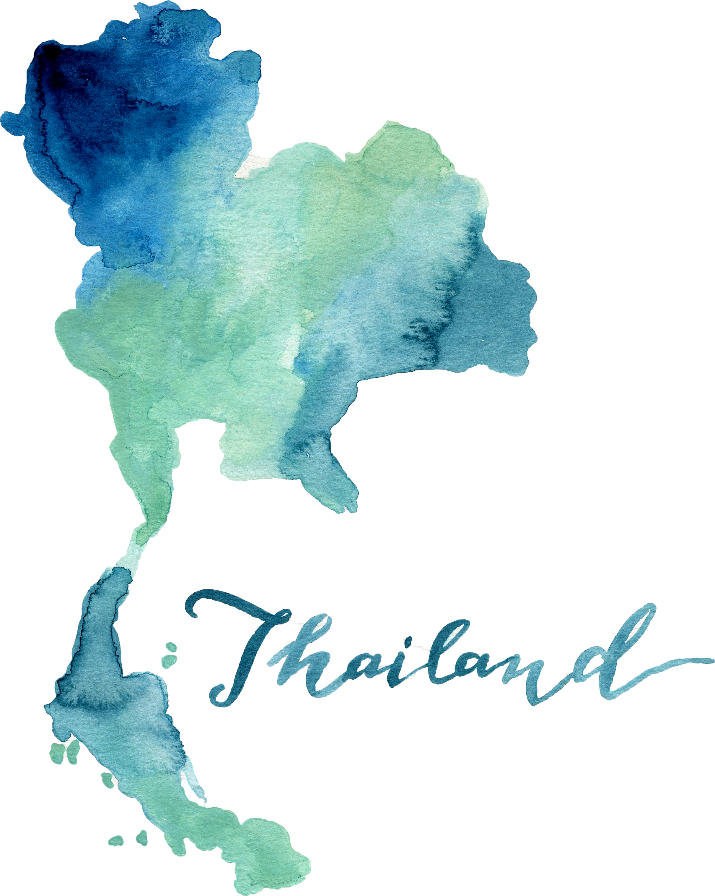 2421x3031 Thailand Watercolor By Aimee Weaver Designs To The Ends Of The Earth