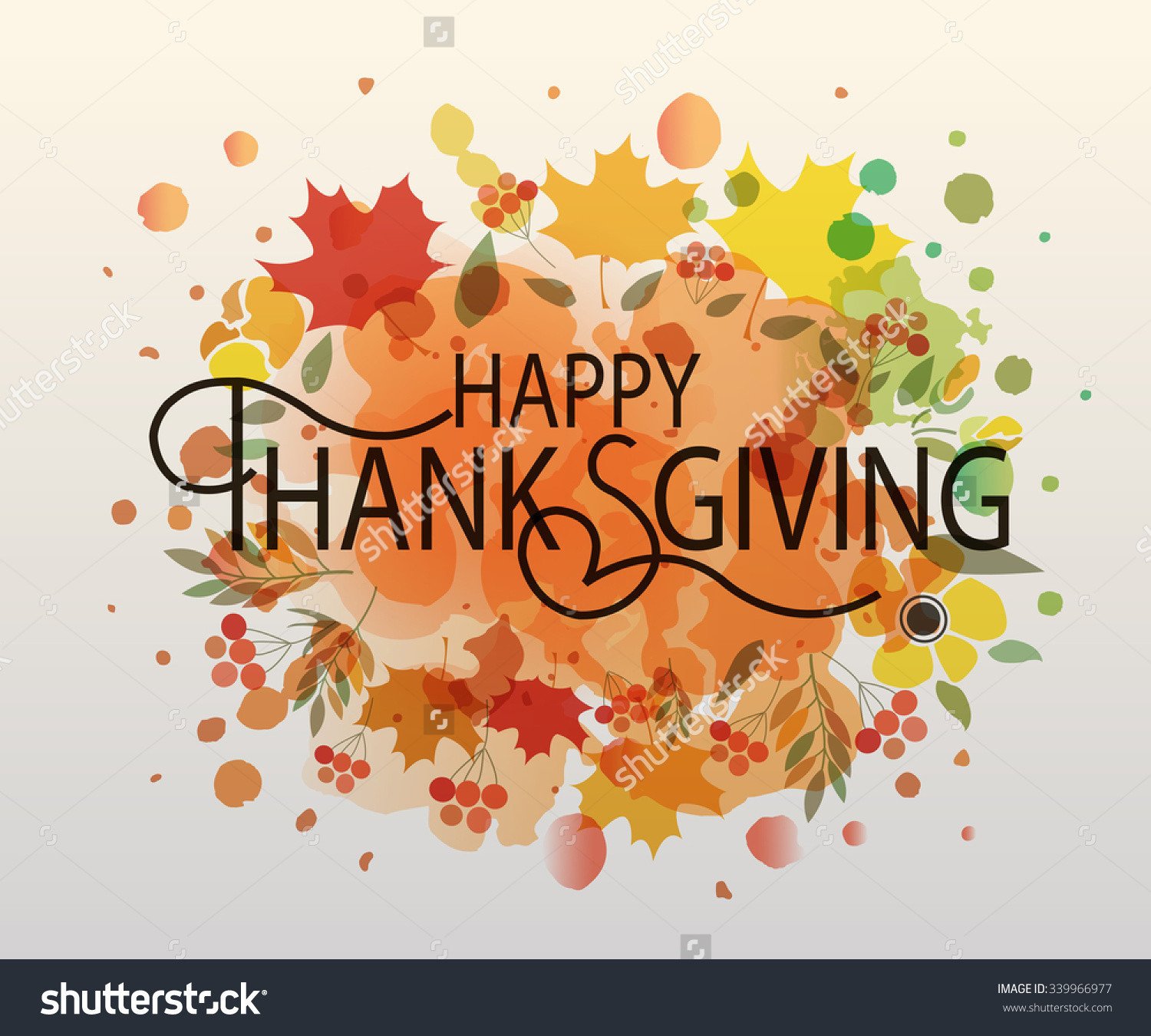 1500x1350 Watercolor Thanksgiving Design Print Photography Backdrop