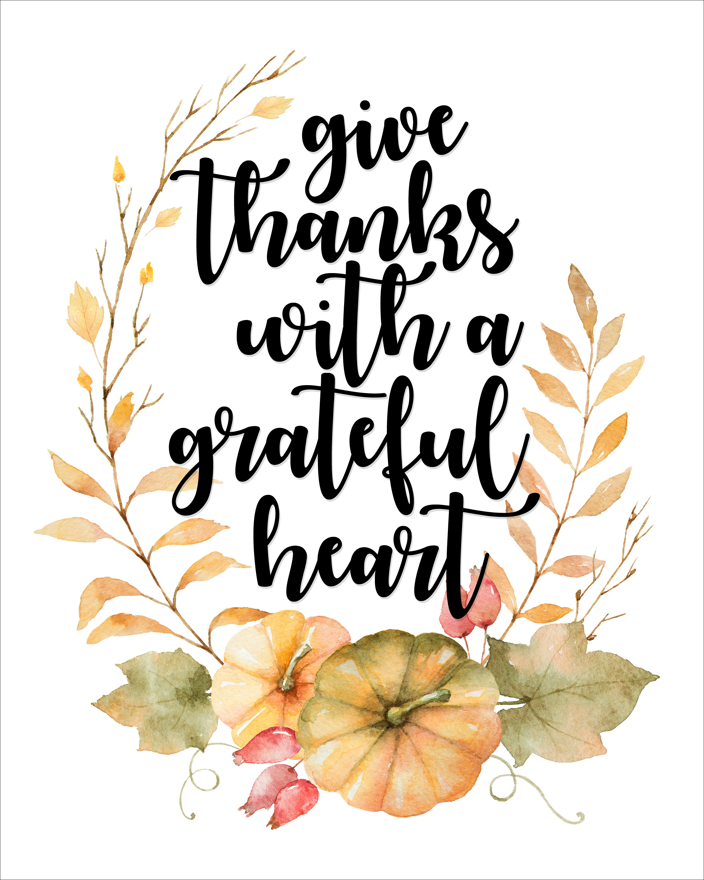 2400x3000 Thanksgiving Free Printable