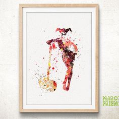 236x236 The Flash Print Watercolor, Superhero Poster, Art, Heroes