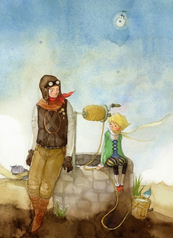 576x791 Collection Of The Little Prince Pilot Drawing High Quality