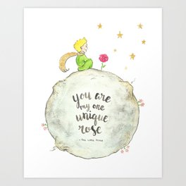 264x264 The Little Prince Art Prints Society6