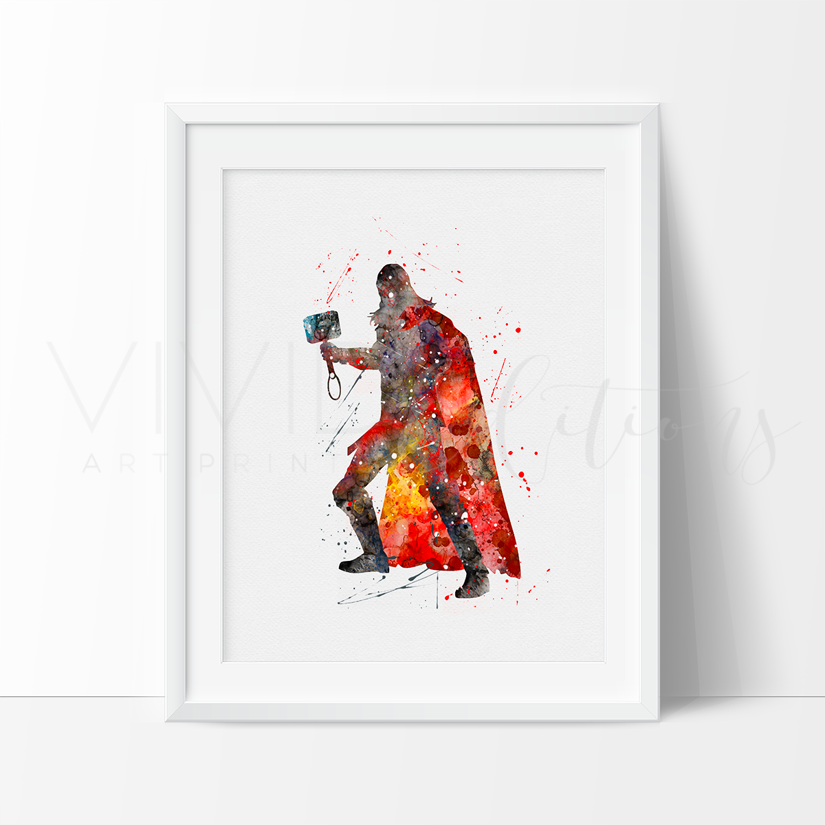 1200x1200 Thor Superhero Avengers Nursery Wall Art Print Baby Boy