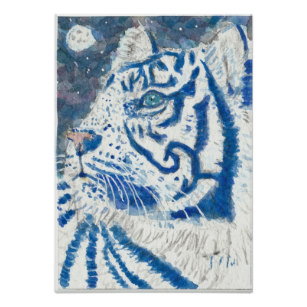 307x307 Tiger Watercolor Posters Amp Photo Prints Zazzle